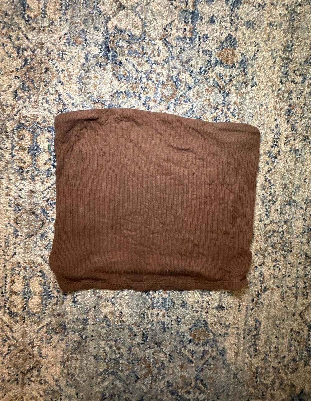 American Eagle Soft & Sexy Rib Brown Bandeau Top XS